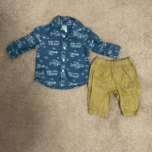 Shirt and pants set